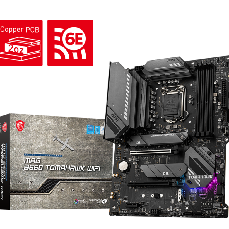 MSI MAG B560 Tomahawk Wifi Gaming Motherboard
