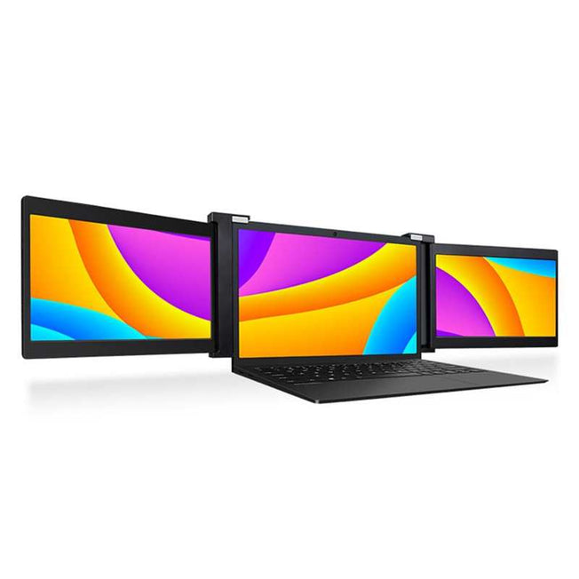 Xcess 11.9” Triple Portable Laptop Screen Extender | FHD 1080P IPS