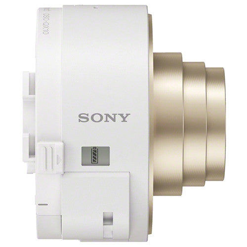 Sony DSC-QX10 Digital Camera Module for Smartphones | Attachable Lens Style Camera | White