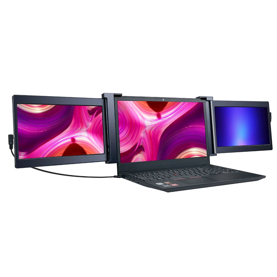 Xcess 15" Triple Portable Laptop Screen Extender | FHD 1080P IPS
