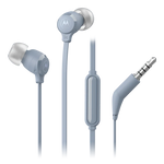 Motorola 3-S Wired Earbuds with Microphone | Lagoon Blue