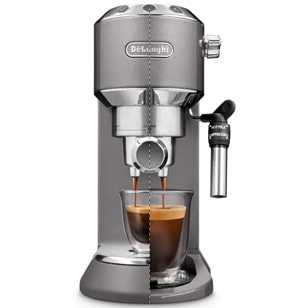 DeLonghi | Dedica Metallics Manual Espresso Maker | Grey | EC785.GY