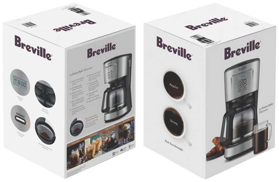 Breville Aroma Style Electronic Drip Coffee Maker | LCM700BSS