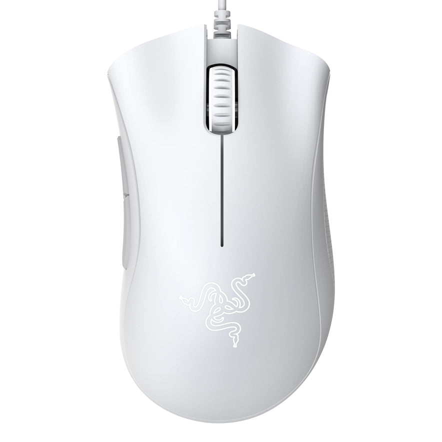 Razer DeathAdder Essential Wired Gaming Mouse | 6400 DPI Optical Sensor | White