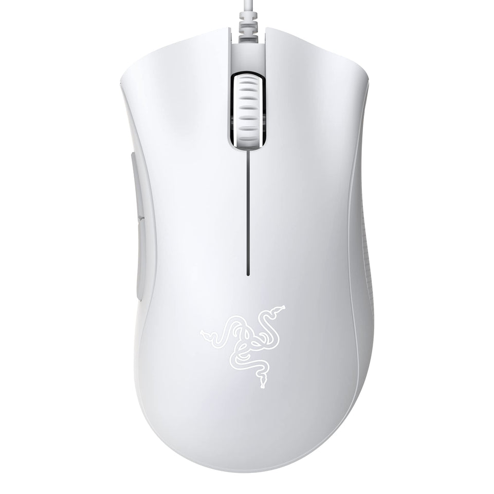 Razer DeathAdder Essential Wired Gaming Mouse | 6400 DPI Optical Sensor | White