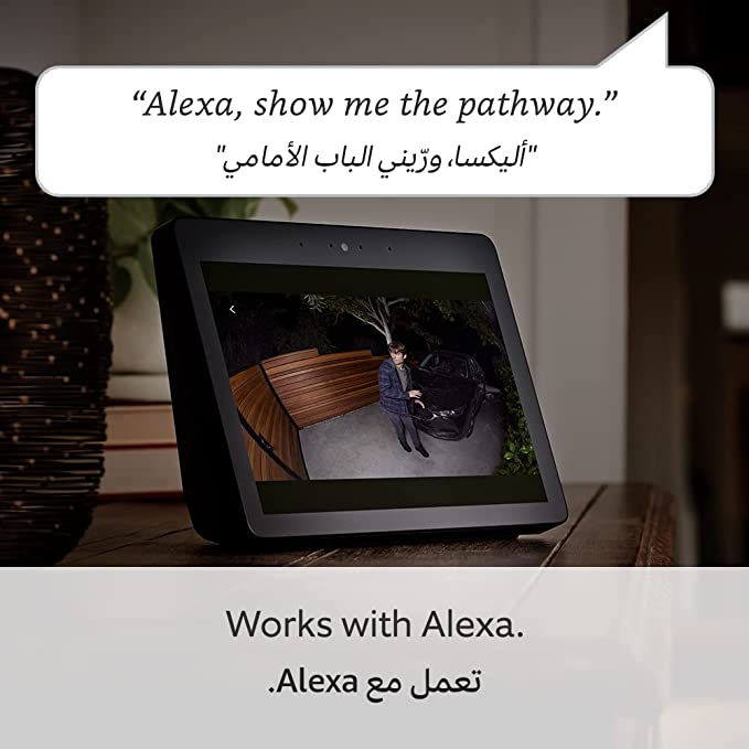 Ring Spotlight Cam Plus Plug-In | White | Outdoor Security Camera | 1080p HD Video