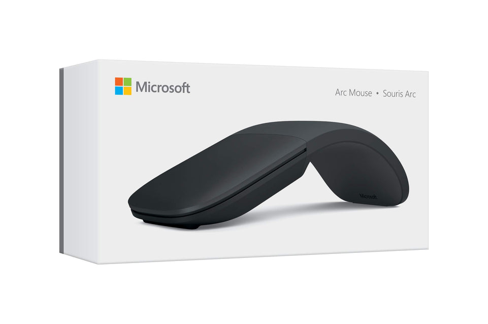 Microsoft Surface Wireless Arc Mouse | Ultra-slim & Lightweight | Black