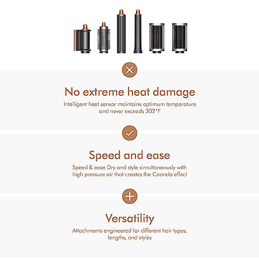 Dyson Airwrap Multi-Styler | Complete Long | Nickel/ Copper | HS05