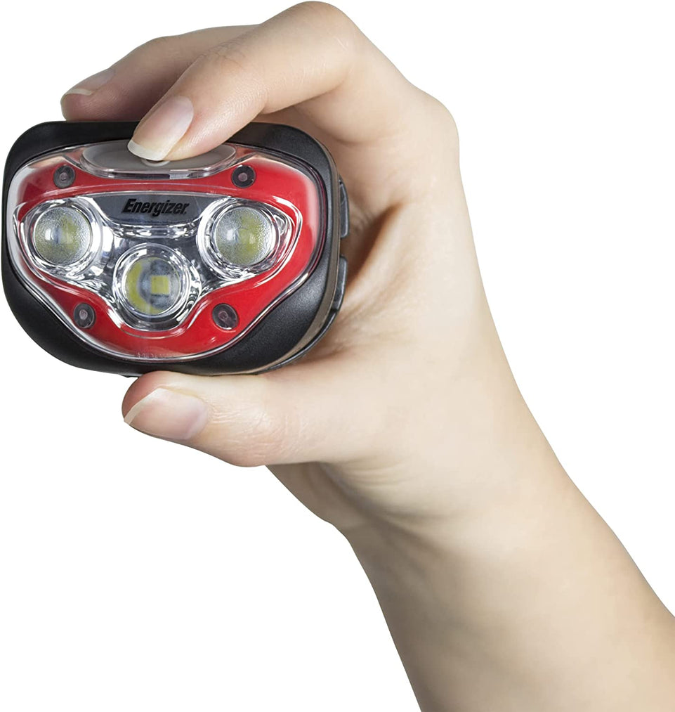 Energizer Vision HD Ultra, Powerful Bright Headlamp, 450 Lumens for Hands-Free Indoor and Outdoor Actvities, Batteries Included