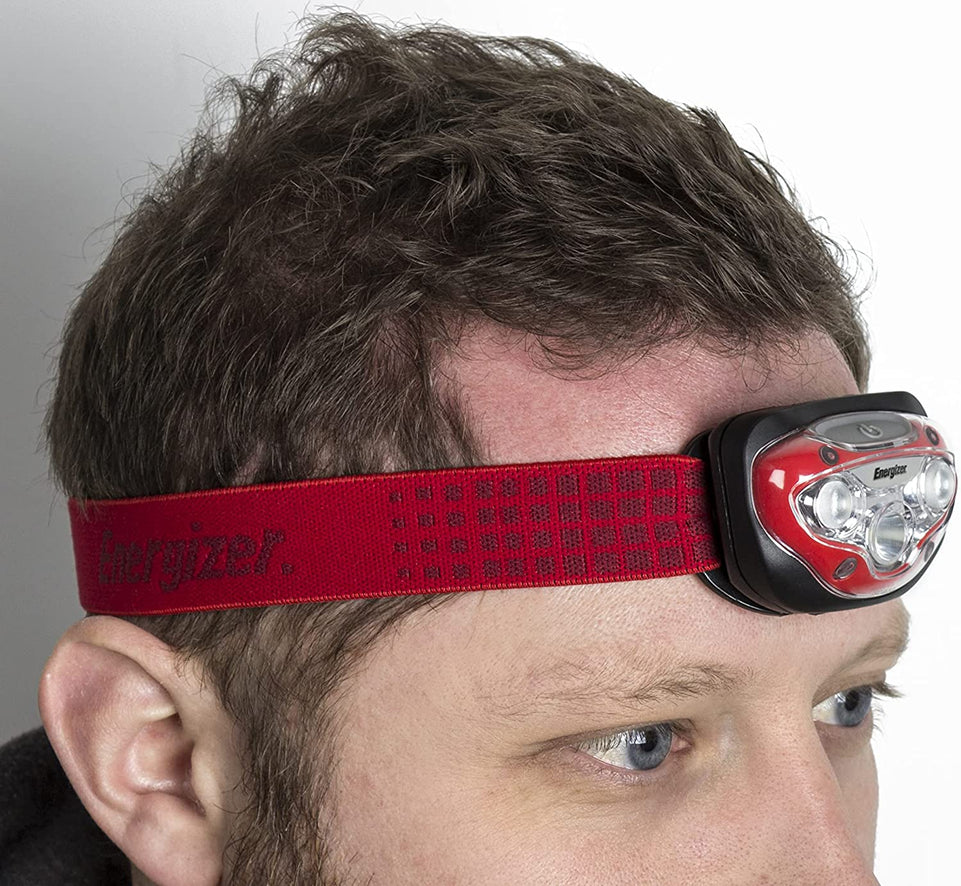 Energizer Vision HD Ultra, Powerful Bright Headlamp, 450 Lumens for Hands-Free Indoor and Outdoor Actvities, Batteries Included
