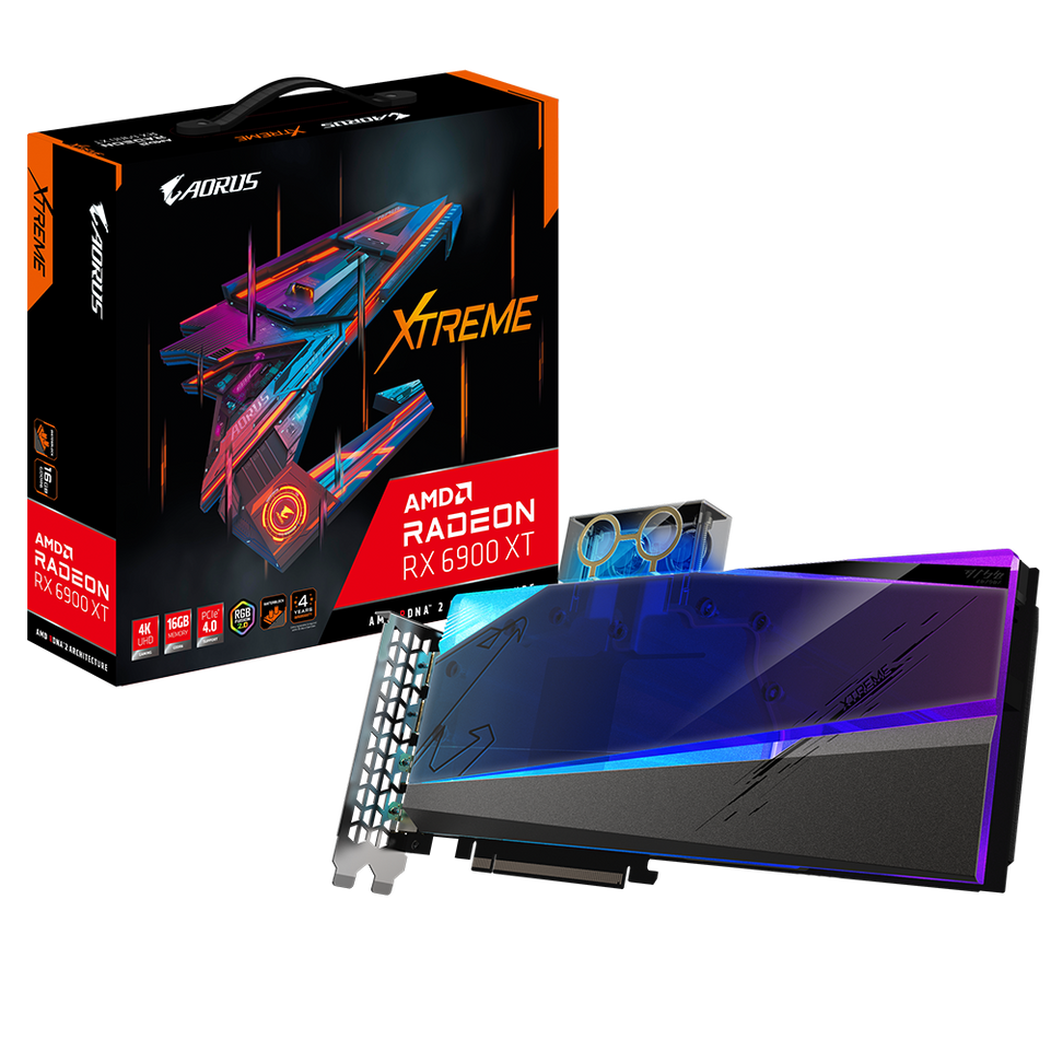 Aorus Radeon RX 6900 XT Xtreme Waterforce WB | 16GB | 256 BIT GDDR6 | GV-R69XTAORUSX WB-16GD Graphic Card