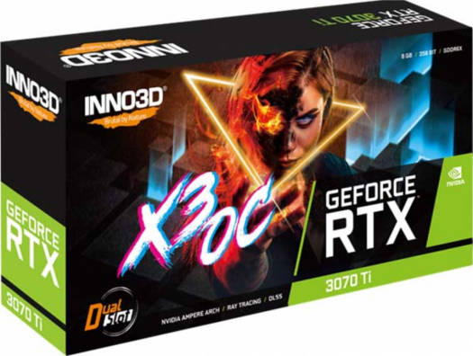 Inno 3D GeForce RTX 3070 Ti X3 OC | 8GB