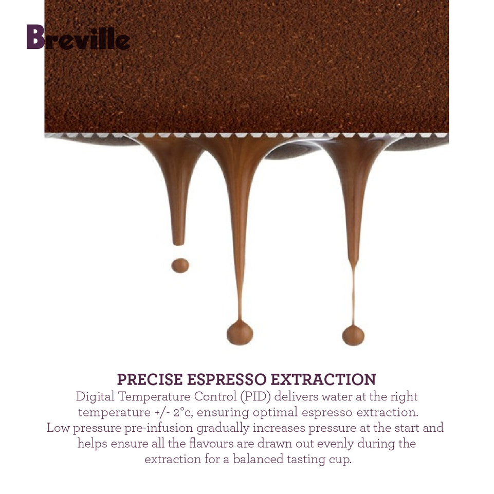 Breville | The Barista Pro Espresso Machine | Sea Salt | BES878SST