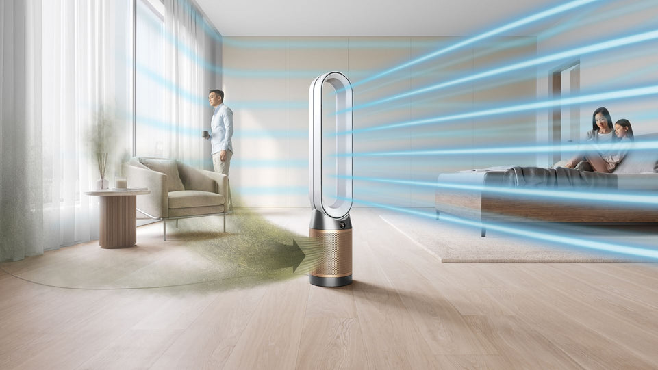 Dyson Purifier Cool Formaldehyde | Air Purifying Fan | White/ Gold | TP09