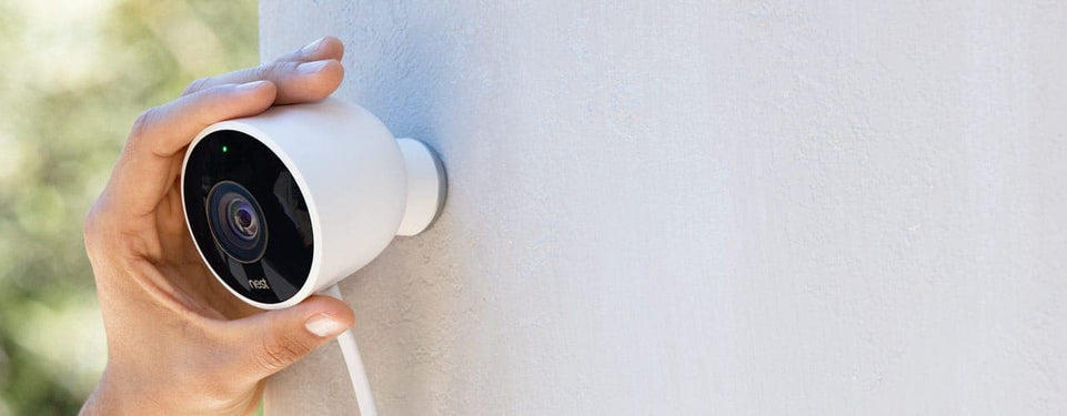 Google Nest Cam | IQ Outdoor Security Camera | Wired | White