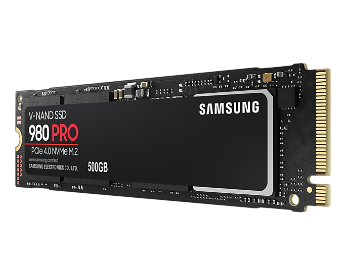 Samsung 980 Pro PCIe Gen 4.0 x4 NVMe M.2 | 500GB Storage | MZ-V8P500BW