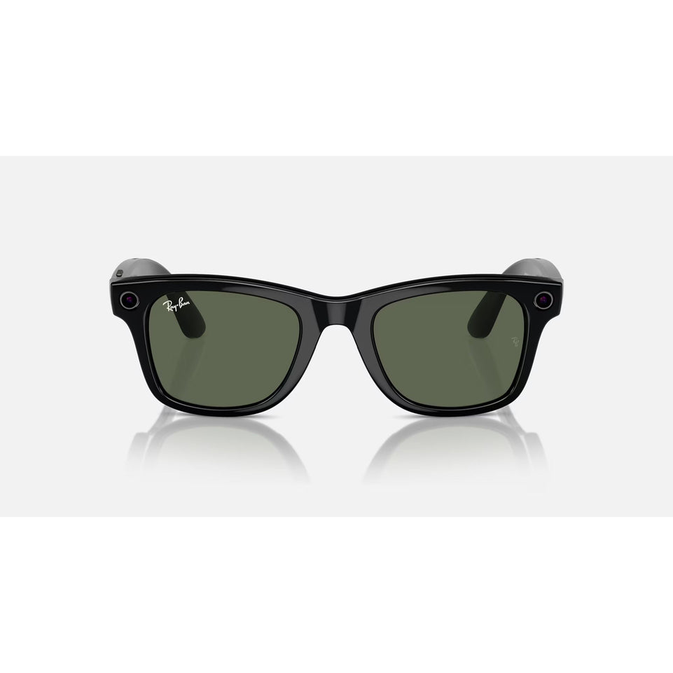 RayBan | Meta Glass Wayfarer | Shiny Black | RW4006