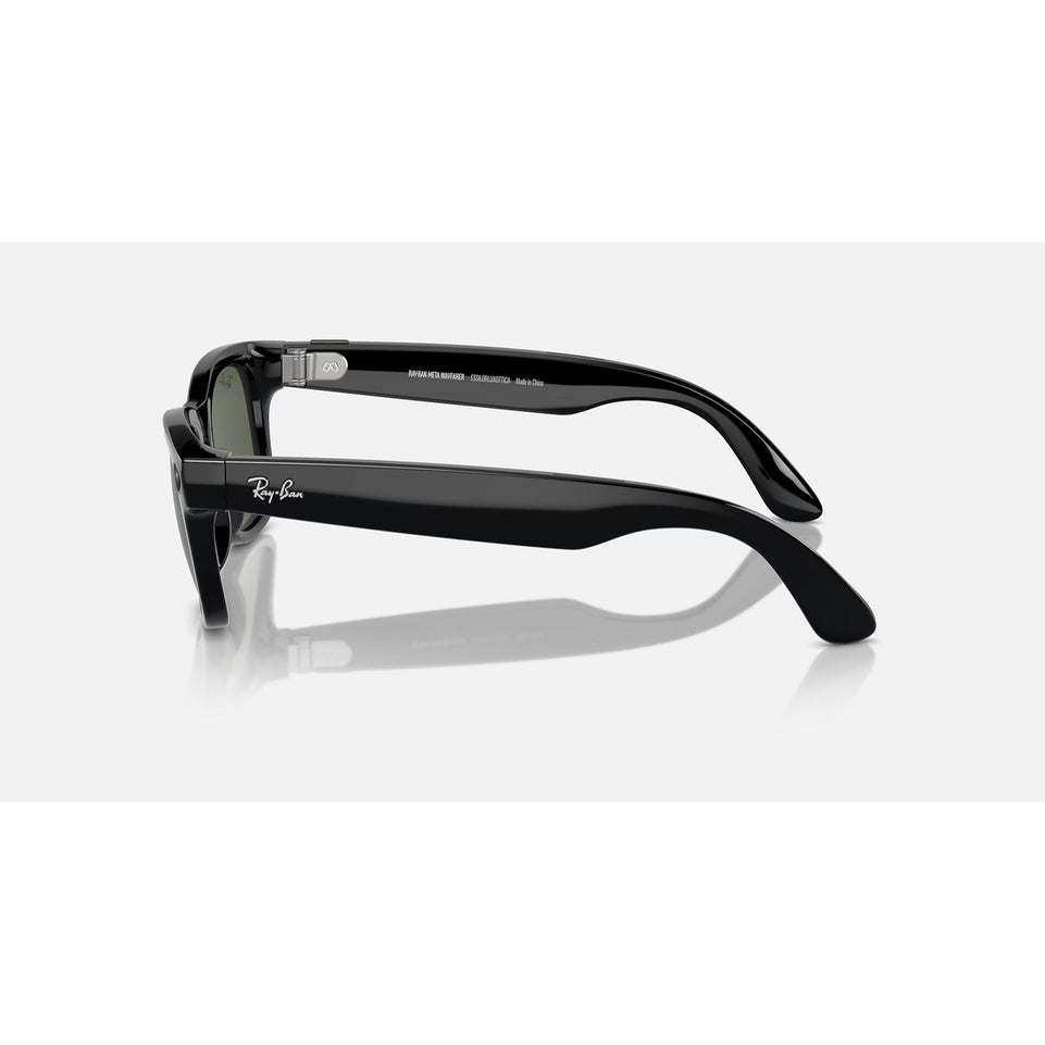 RayBan | Meta Glass Wayfarer | Shiny Black | RW4006