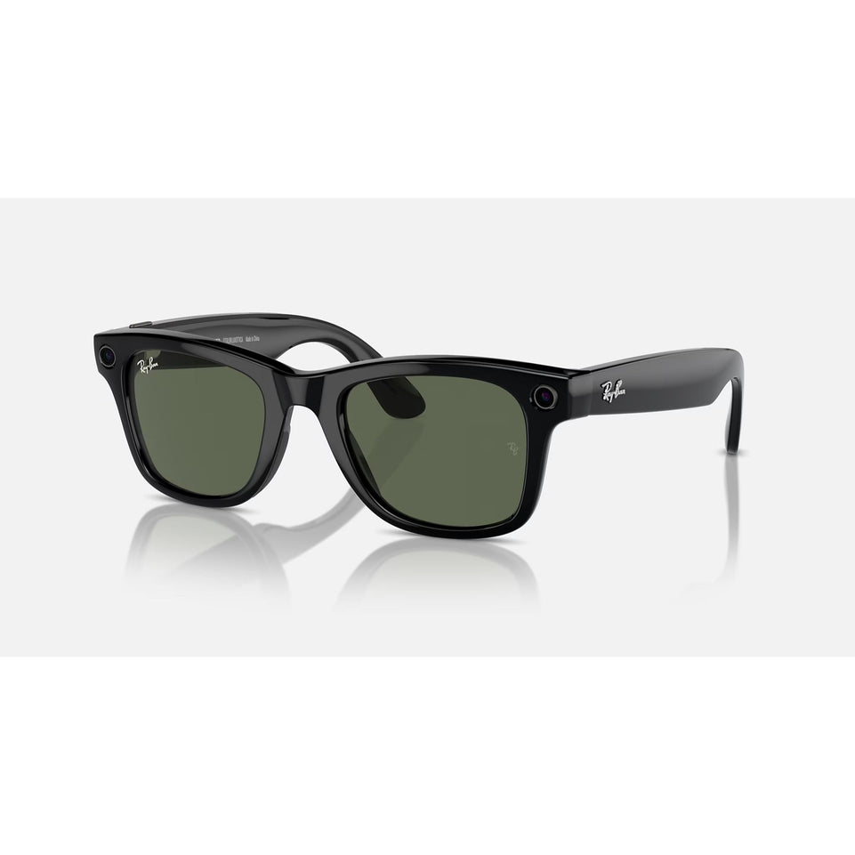 RayBan | Meta Glass Wayfarer | Shiny Black | RW4006