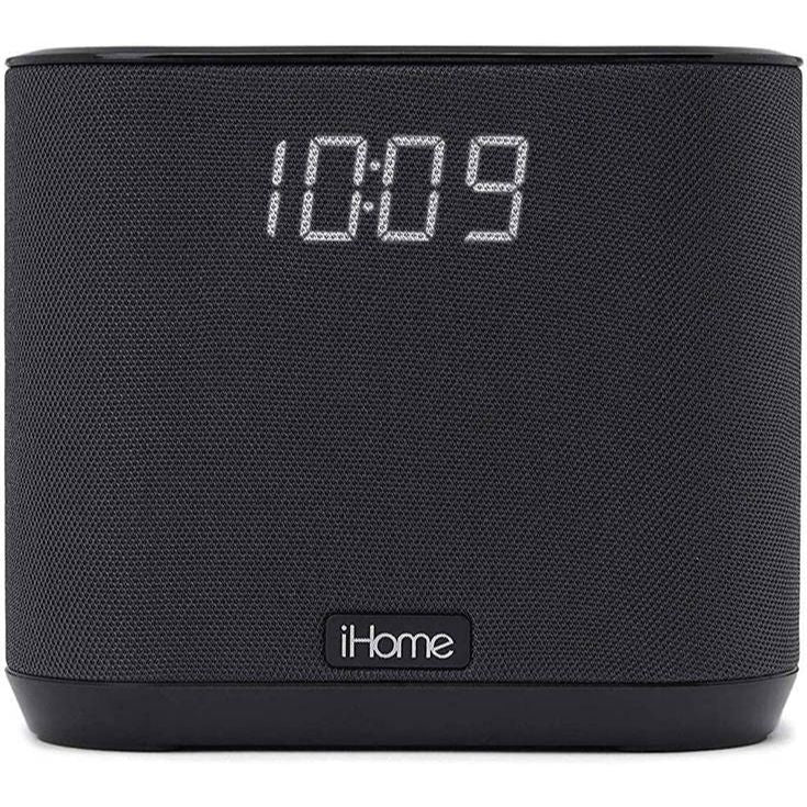 iHome iAV2V2 | Docking Bedside and Home Clock Speaker System | For Amazon Echo Input and Echo Dot | 2nd Gen | With Clock