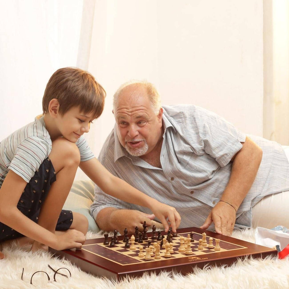 Miko Chess Board | Your Ultimate AI Chess Companion | Fully Automated Gameplay for All Skill Levels | World's Smartest Electronic Chess Board | Magnetic Wooden Chess Sets with Self Moving Pieces