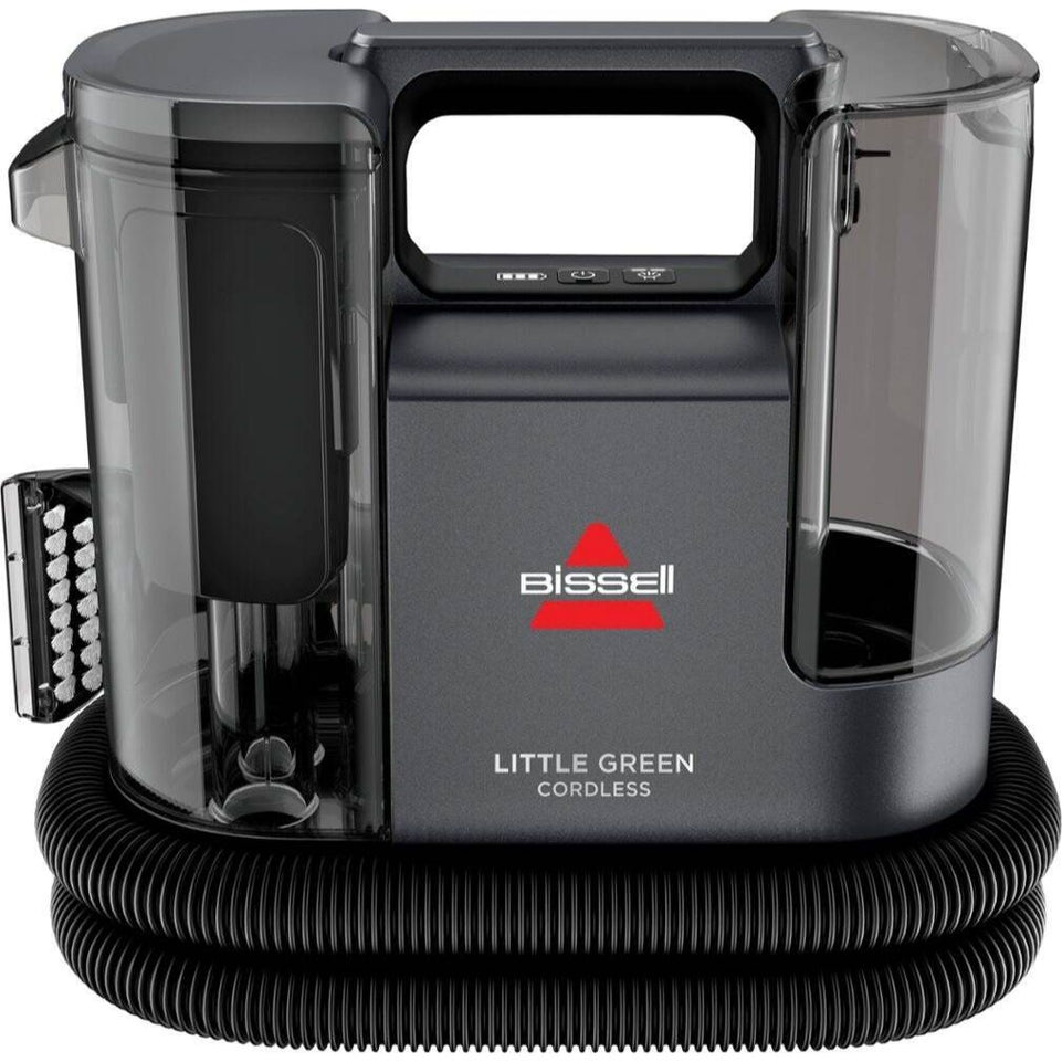 Bissell Little Green Cordless Portable Carpet & Upholstery Deep Cleaner | 165W Motor | 2 Modes for Customized Cleaning | 25V Lithium-Ion Battery | 1094 ml | Black | 3861Z
