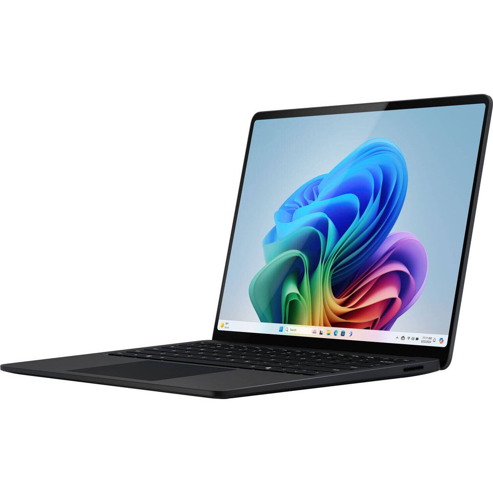 Microsoft Surface 7th Laptop Edition | Copilot+ PC | 13.8" 2304 x 1536 PixelSense Flow 120Hz Touch Display | Qualcomm Snapdragon X Plus | 16GB RAM | 512GB SSD | Qualcomm Adreno | Windows 11 | Black