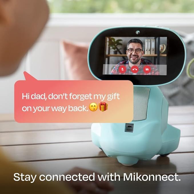 Miko 3 AI-Powered Smart Robot for Kids | STEM Learning Educational Robot | Interactive Voice Control Robot with App Control | Disney Stories | Coding Apps | Unlimited Games for Girls & Boys Ages 5-10 | Blue