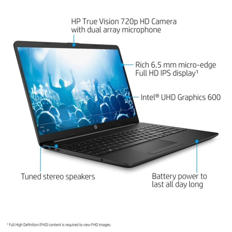 HP 15 Laptop 15.6'' | FHD Display | Celeron N4020 | 4GB | 128GB Storage | Intel UHD | Windows 10