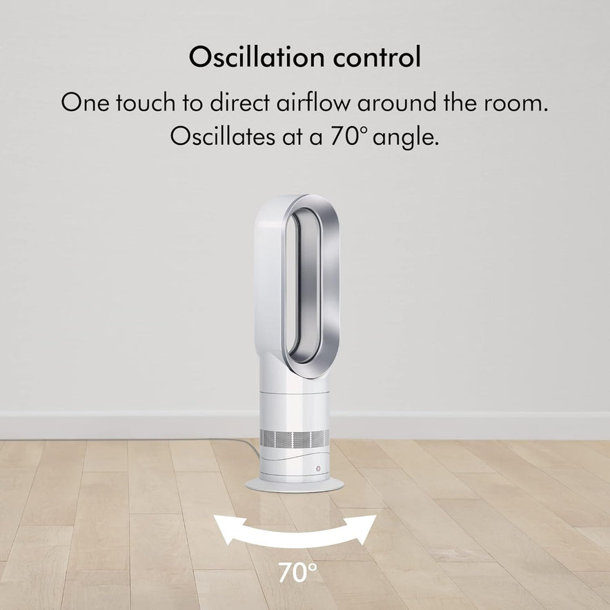 Dyson Hot+Cool | Jet Focus Heater and Fan | White/Silver | AM09