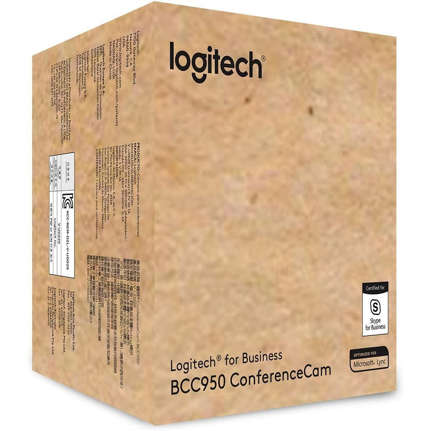 Logitech All-in-one Video Conference Webcam | HD 1080p Camera | Built-In Speakerphone | BCC950
