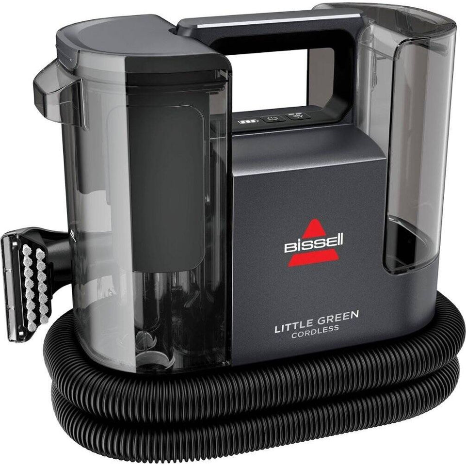 Bissell Little Green Cordless Portable Carpet & Upholstery Deep Cleaner | 165W Motor | 2 Modes for Customized Cleaning | 25V Lithium-Ion Battery | 1094 ml | Black | 3861Z