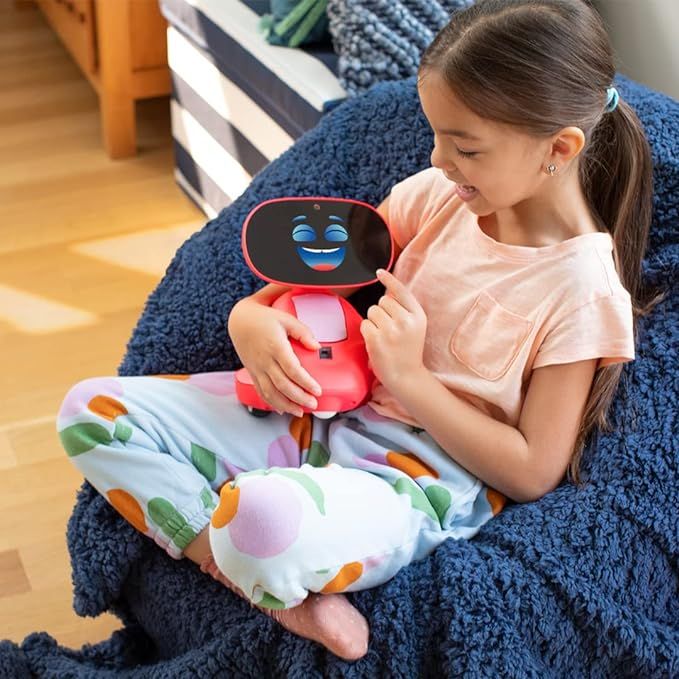 Miko 3 AI-Powered Smart Robot for Kids | STEM Learning Educational Robot | Interactive Voice Control Robot with App Control | Disney Stories | Coding Apps | Unlimited Games for Girls & Boys Ages 5-10 | Red
