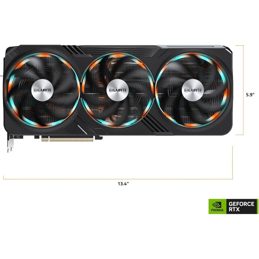 Gigabyte | GeForce RTX 4090 Gaming | OC 24G Graphics Card | 3X WINDFORCE Fans | 24GB 384-bit GDDR6X | GV-N4090GAMING