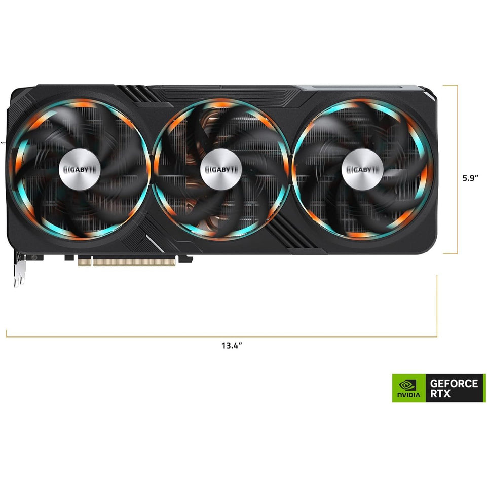 Gigabyte | GeForce RTX 4090 Gaming | OC 24G Graphics Card | 3X WINDFORCE Fans | 24GB 384-bit GDDR6X | GV-N4090GAMING