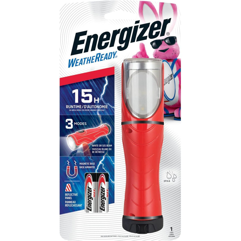 Energizer | WeatherReady Floating Handheld LED Light | 100 Lumen | IPX7 Waterproof | Durable Plastic LED Flashlight | Great Waterproof Flashlight With Batteries Included