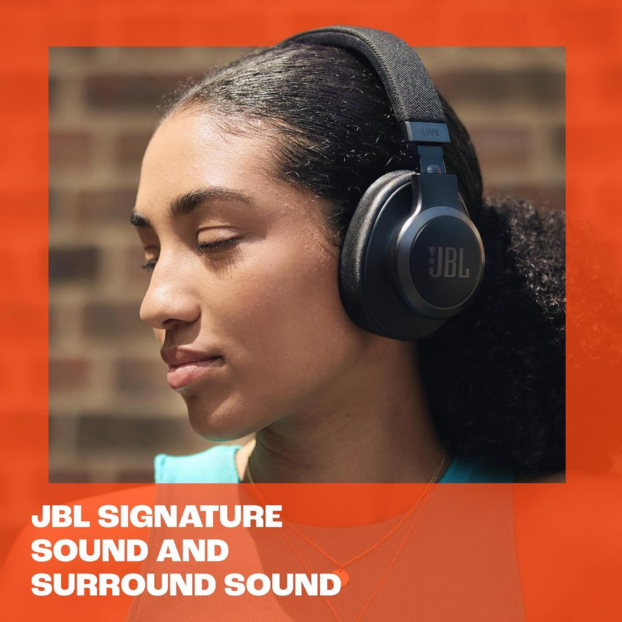 JBL LIVE 770NC | Wireless Over-Ear Headphones | Adaptive Noise Cancelling | JBL Signature Sound | 70H Battery | Smart Ambient & Bluetooth 5.3 | Black