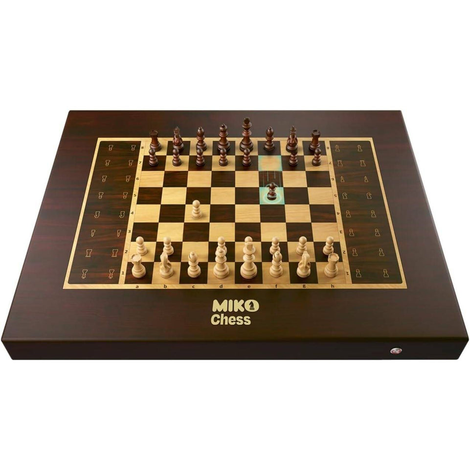Miko Chess Board | Your Ultimate AI Chess Companion | Fully Automated Gameplay for All Skill Levels | World's Smartest Electronic Chess Board | Magnetic Wooden Chess Sets with Self Moving Pieces