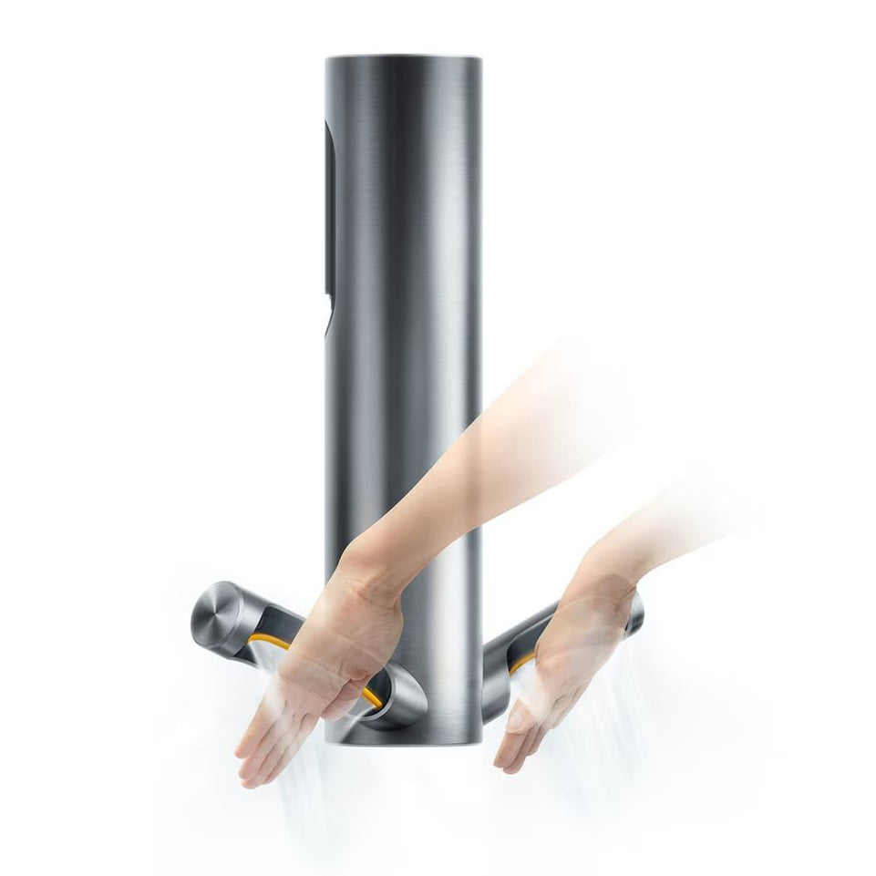 Dyson Airblade Hand Dryers | Adjustable Power Modes | HEPA Filtration | Durable and Quiet Operation | 76 dB Low Noise Level | 30-Second Lockout Period | HU03