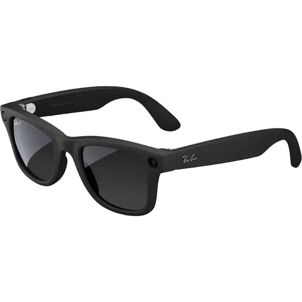 RayBan Meta Glass Wayfarer Matte Black/Polar Gradient Graphite | RW4006