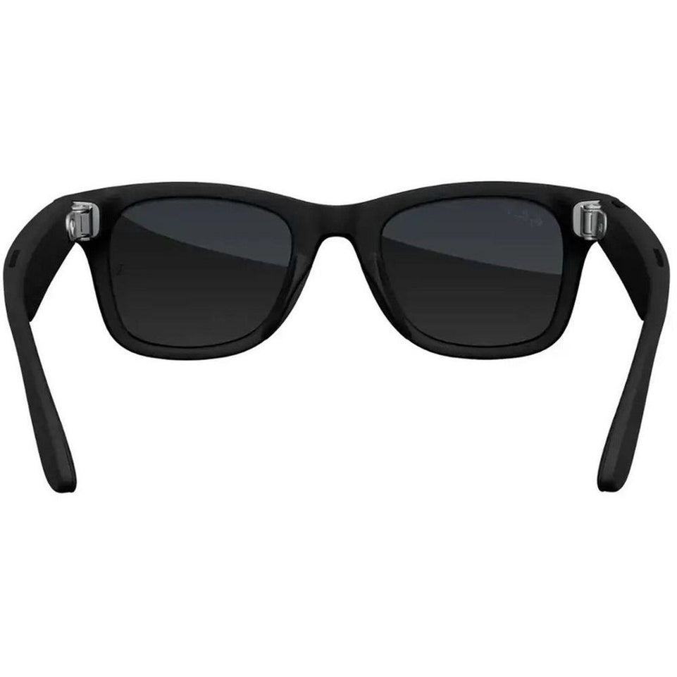 RayBan Meta Glass Wayfarer Matte Black/Polar Gradient Graphite | RW4006