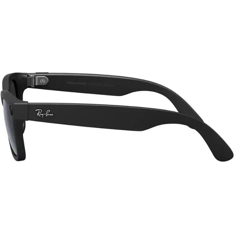 RayBan Meta Glass Wayfarer Matte Black/Polar Gradient Graphite | RW4006