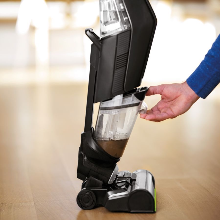 BISSELL CrossWave X7 Cordless Pet | Vacuum Cleaner/Dryer | 3-in-1 Pet Vacuum Cleaner & Mop | Multi Surfaces for Carpets, Tiles and Wooden Floors | Wireless | 75dB | Black/Transparent | 2955N