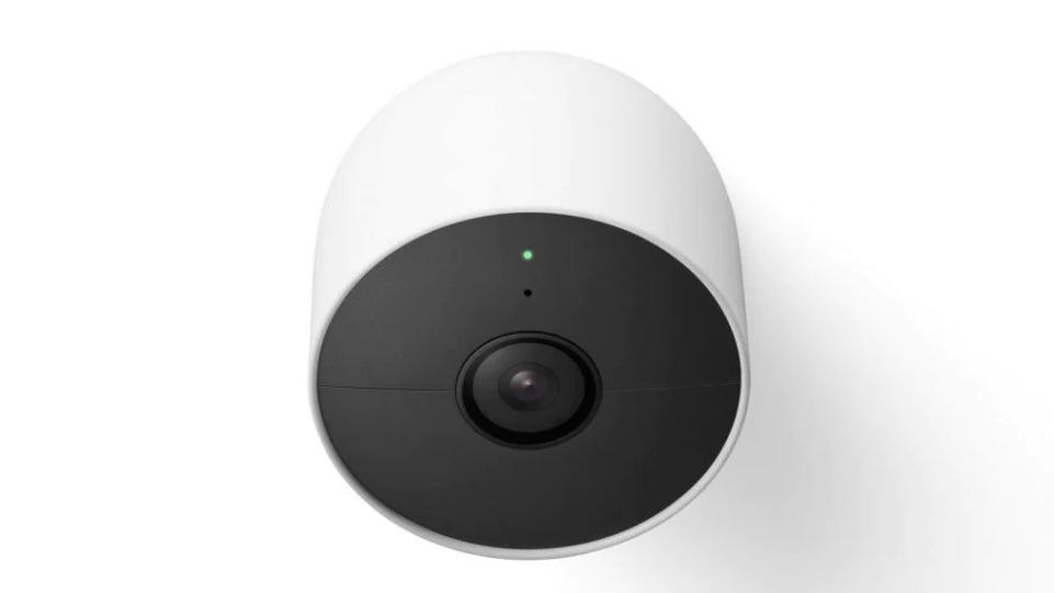 Google Nest Cam | Indoor/ Outdoor Security Camera | Battery | White | Pack of 3