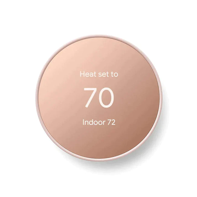 Google Nest Thermostat | 4th Gen Smart Programmable Wifi Thermostat | Sand