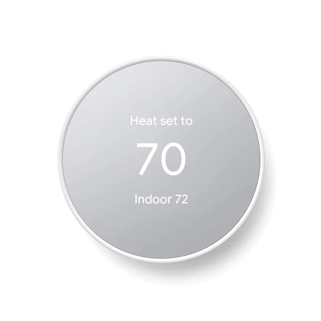 Google Nest Thermostat | 4th Gen Smart Programmable Wifi Thermostat | Snow
