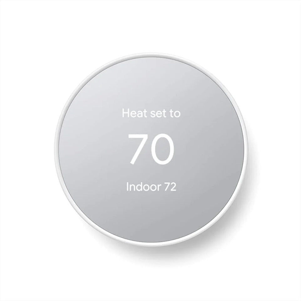 Google Nest Thermostat | 4th Gen Smart Programmable Wifi Thermostat | Snow