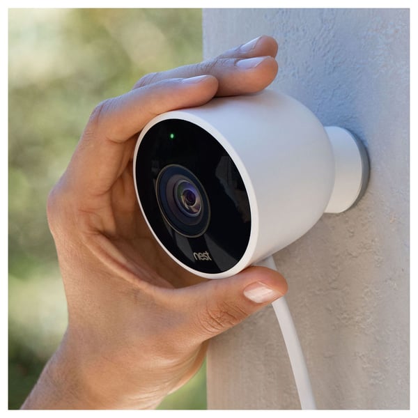 Google Nest Cam | Outdoor Security Camera | Weather resistant | White