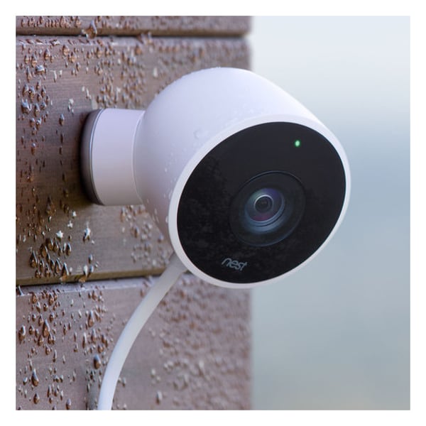 Google Nest Cam | Outdoor Security Camera | Weather resistant | White