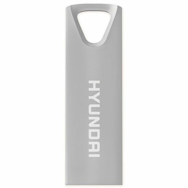 Hyundai Bravo Deluxe Keychain USB | 2.0 Flash Drive | 32GB | Silver